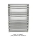 Cala Symétrique EC racc.centré, couleur Inox Look, 378W, H721mm / L496mm
