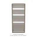 Kadrane Spa EC, Beige Grey, 580W, H 1251 mm / L 550 mm, robinet couleur