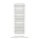 Kadrane Spa EC, Pure White, 493W, H 1251 mm / L 450 mm, robinet couleur
