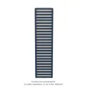 Kadrane EC, couleur Sapphire Blue, 830W, H 1835 mm / L 500 mm robinet couleur