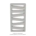 Kazeane EC, couleur 7247, 398W, H 965 mm / L 500 mm, robinet couleur