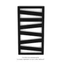 Kazeane EC, couleur 9005, 398W, H 965 mm / L 500 mm, robinet couleur