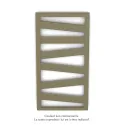 Kazeane EC, couleur 7234, 398W, H 965 mm / L 500 mm, robinet couleur