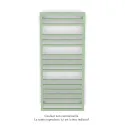Kadrane Spa EC, Pastel Green, 580W, H 1251 mm / L 550 mm, robinet couleur