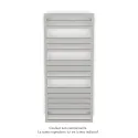 Kadrane Spa EC, Telegrey 4, 580W, H 1251 mm / L 550 mm, robinet couleur