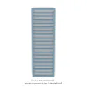 Kadrane EC, couleur Pastel Blue, 644W, H 1403 mm / L 500 mm robinet couleur