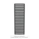 Kadrane EC, couleur Black Matt, 644W, H 1403 mm / L 500 mm robinet couleur