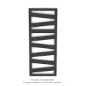 Kazeane EC, couleur 7016, 509W, H 1266 mm / L 500 mm, robinet couleur