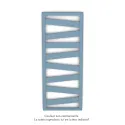 Kazeane EC, couleur 5224, 509W, H 1266 mm / L 500 mm, robinet couleur