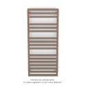 Kadrane Spa EC, Terracotta Faded, 580W, H 1251 mm / L 550 mm, robinet couleur