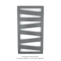 Kazeane EC, couleur 0346, 398W, H 965 mm / L 500 mm, robinet couleur