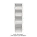 Kadrane EC, couleur Light Beige, 830W, H 1835 mm / L 500 mm robinet couleur