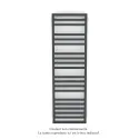Kadrane Spa EC, Black Matt, 588W, H 1507 mm / L 450 mm, robinet couleur