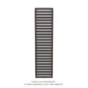 Kadrane EC, couleur Dark Brown, 830W, H 1835 mm / L 500 mm robinet couleur