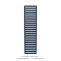 Kadrane EC, couleur Blue Night, 830W, H 1835 mm / L 500 mm robinet couleur