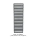 Kadrane EC, couleur Anthracite, 535W, H 1403 mm / L 400 mm robinet couleur