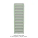 Kadrane EC, couleur Pastel Green, 535W, H 1403 mm / L 400 mm robinet couleur