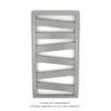 Kazeane EC, couleur 0332, 398W, H 965 mm / L 500 mm, robinet couleur