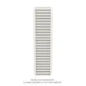 Kadrane EC, couleur Edelweiss m., 830W, H 1835 mm / L 500 mm robinet couleur