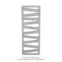 Kazeane EC, couleur 9006, 743W, H 1661 mm / L 600 mm, robinet couleur