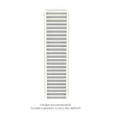Kadrane EC, couleur Cream, 830W, H 1835 mm / L 500 mm robinet couleur