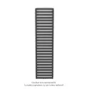 Kadrane EC, couleur Anthracite Grey, 830W, H 1835 mm / L 500 mm robinet couleur