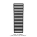 Kadrane EC, couleur Volcanic, 535W, H 1403 mm / L 400 mm robinet couleur