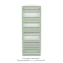 Kadrane Spa EC, Pastel Green, 493W, H 1251 mm / L 450 mm, robinet couleur