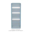 Kadrane Spa EC, Pastel Blue, 493W, H 1251 mm / L 450 mm, robinet couleur
