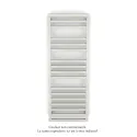 Kadrane Spa EC, White Quartz, 493W, H 1251 mm / L 450 mm, robinet couleur