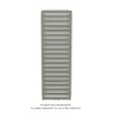 Kadrane EC, couleur Cement Grey, 644W, H 1403 mm / L 500 mm robinet couleur