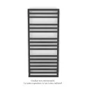 Kadrane Spa EC, Anthracite Grey, 580W, H 1251 mm / L 550 mm, robinet couleur
