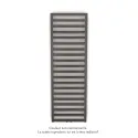 Kadrane EC, couleur Brown Quartz, 644W, H 1403 mm / L 500 mm robinet couleur
