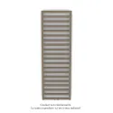 Kadrane EC, couleur Beige Grey, 644W, H 1403 mm / L 500 mm robinet couleur
