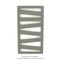 Kazeane EC, couleur 7233, 398W, H 965 mm / L 500 mm, robinet couleur