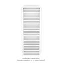 Kadrane Spa EC, White Matt, 493W, H 1251 mm / L 450 mm, robinet couleur