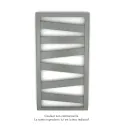 Kazeane EC, couleur 9007, 398W, H 965 mm / L 500 mm, robinet couleur