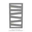 Kazeane EC, couleur 7246, 398W, H 965 mm / L 500 mm, robinet couleur