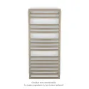 Kadrane Spa EC, Beige Quartz, 580W, H 1251 mm / L 550 mm, robinet couleur