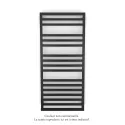 Kadrane Spa EC, Black Quartz, 580W, H 1251 mm / L 550 mm, robinet couleur