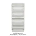 Kadrane Spa EC, White Quartz, 580W, H 1251 mm / L 550 mm, robinet couleur
