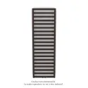 Kadrane EC, couleur Dark Brown, 644W, H 1403 mm / L 500 mm robinet couleur