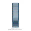 Kadrane EC, couleur Gentian Blue, 830W, H 1835 mm / L 500 mm robinet couleur
