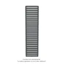 Kadrane EC, couleur Black Matt, 830W, H 1835 mm / L 500 mm robinet couleur