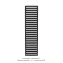 Kadrane EC, couleur Black Quartz, 830W, H 1835 mm / L 500 mm robinet couleur