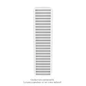 Kadrane EC, couleur White Matt, 830W, H 1835 mm / L 500 mm robinet couleur