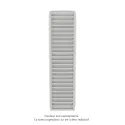 Kadrane EC, couleur Light Grey, 830W, H 1835 mm / L 500 mm robinet couleur