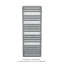 Kadrane Spa EC, Anthracite, 694W, H 1507 mm / L 550 mm, robinet couleur