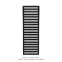 Kadrane EC, couleur Traffic Black, 644W, H 1403 mm / L 500 mm robinet couleur