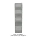 Kadrane EC, couleur Grey Aluminium, 830W, H 1835 mm / L 500 mm robinet couleur